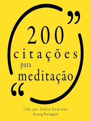 cover image of 200 citações para meditação